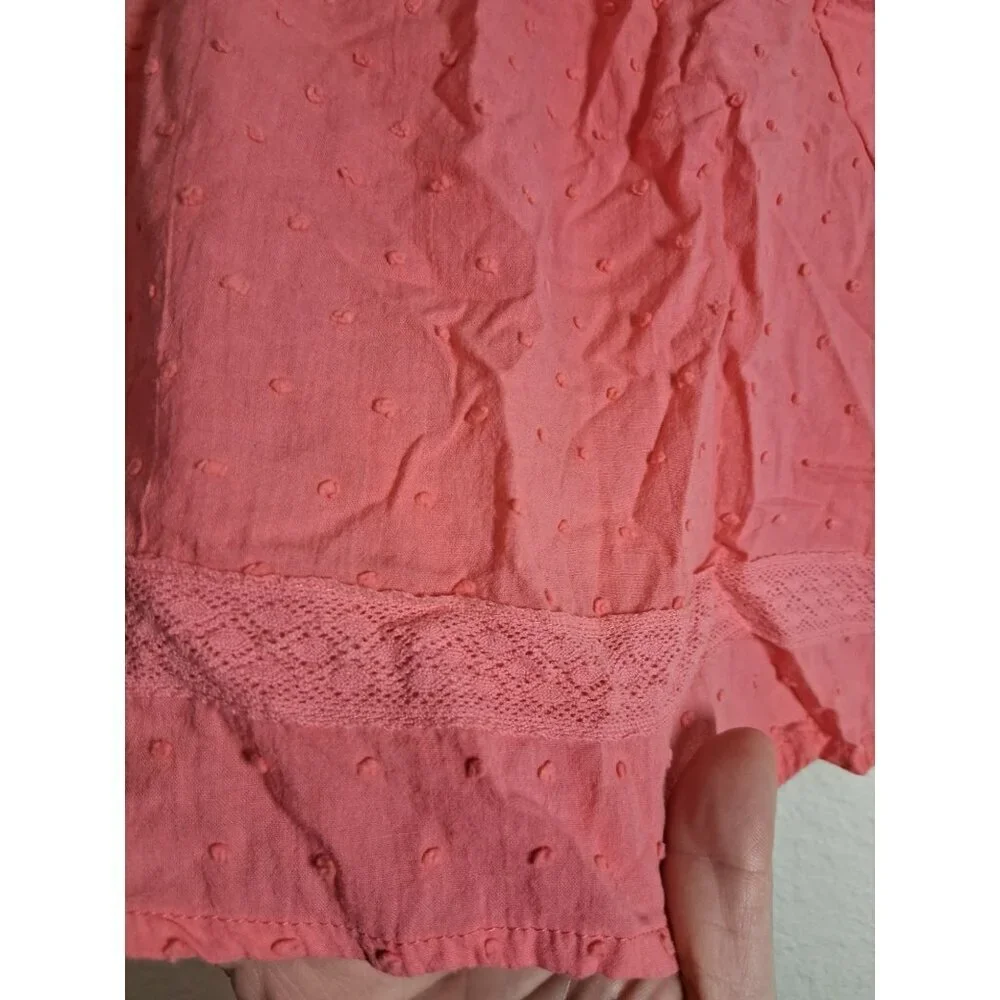 OshKosh Cotton Tank Top Summer Boho Casual Baby Girls 6 months Pink